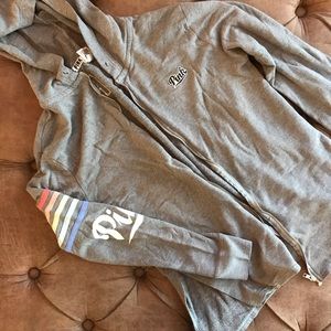 Pink rainbow sweatshirt